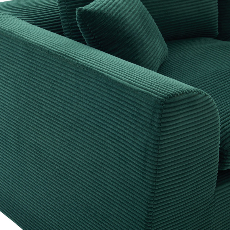 Canapé modulaire modulaire Cloud, canapé Comfy Cloud Modern, 2 places avec housses de coussin, meubles amovibles pour salon, chambre à coucher, appartements, dortoirs, sans assemblage requis