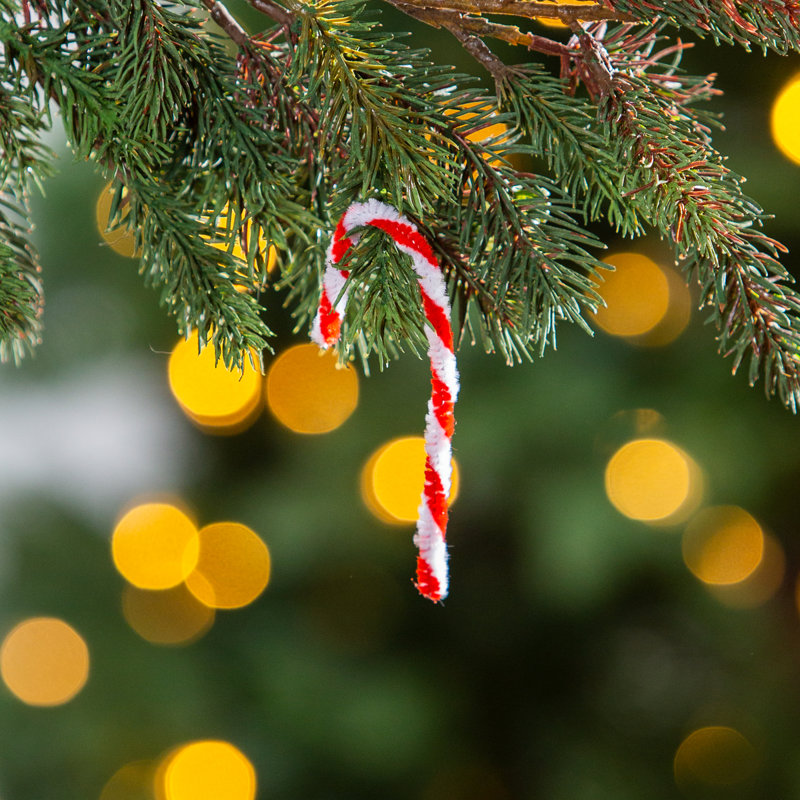 Arbre de Noël réaliste pin vert 2 'H 2' avec 36 lumières DEL