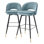 Cliff Swivel Upholstered Stool with Metal Frame