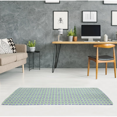 Chenille Floral Indoor Rug
