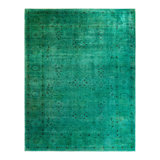 Overyed One-of-a-Kind Rectangle 9'2" X 12'6" Hand Knotted Area Rug
