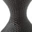 Outdoor 16-Inch Wicker Hourgla Side Table