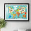 Carte du monde des enfants - impression encadrée-1891219076-1891219079