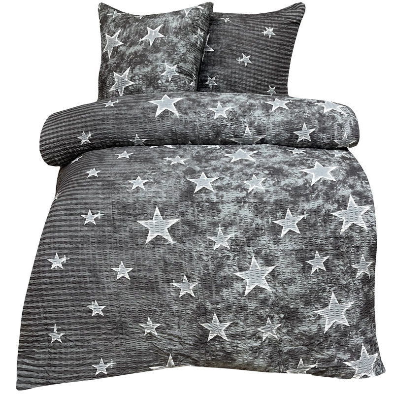 Anaika No Pattern Duvet Cover Set with Pillowcases, 135 x 200cm + 1 Pillowcase (80 x 80cm)