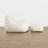 Extra-Wide Bean Bag Chair With Ottoman-68484439