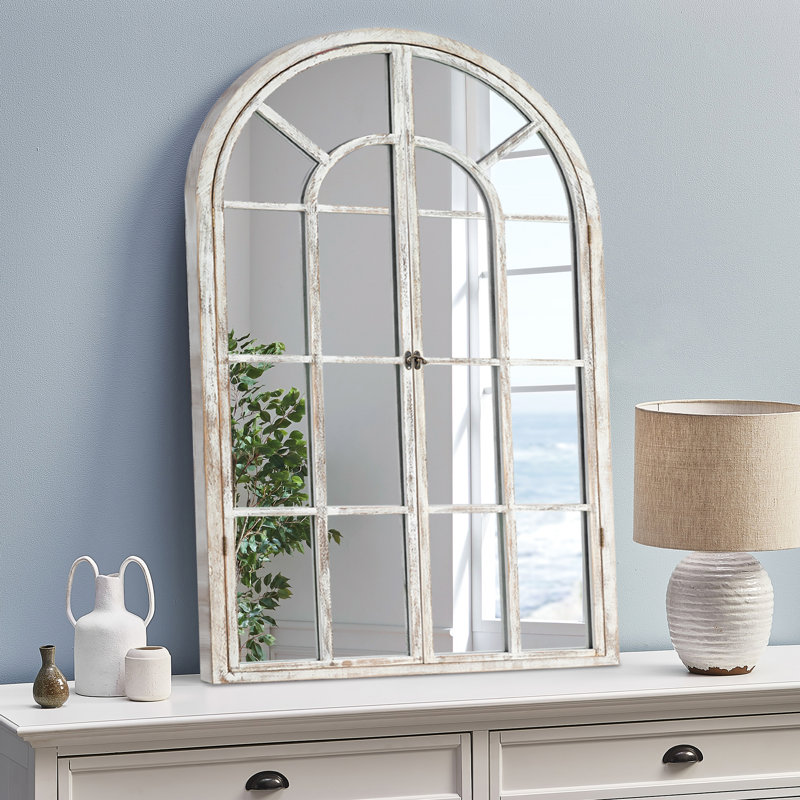 Miroir d'appoint Kierra, Gris clair