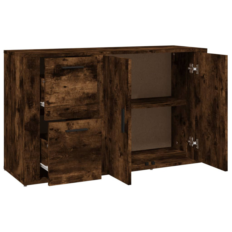 Mashawn 100cm Sideboard, Smoked Oak