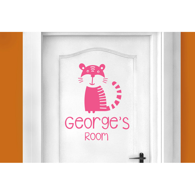 Animals Wall Decal, Pink