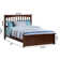 Mission Low Profile Solid Wood Platform Bed with Matching Footboard