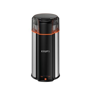 KRUPS Silent Vortex Electric Coffee and Spice Blade Grinder, Grey