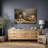 Rustic Kitchen Still Life with Bread and Pottery - Pictures Framed Canvas Print Wall Art-2070056714-2070056715