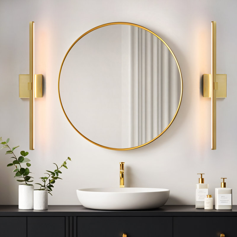 24" Dimmable LED Bath Bar 5cct, Gold