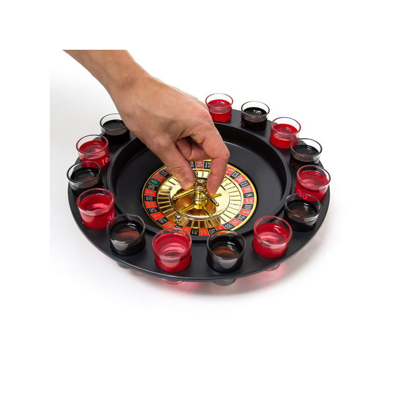  18 Piece Roulette Drinking Game Set