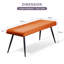 Depue Velvet 130cm Upholstered Bench for 2 person-1999269833