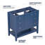 Base de meuble-lavabo simple 35,5 po seulement