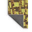 Tapis jaune/brun à motifs-418861160