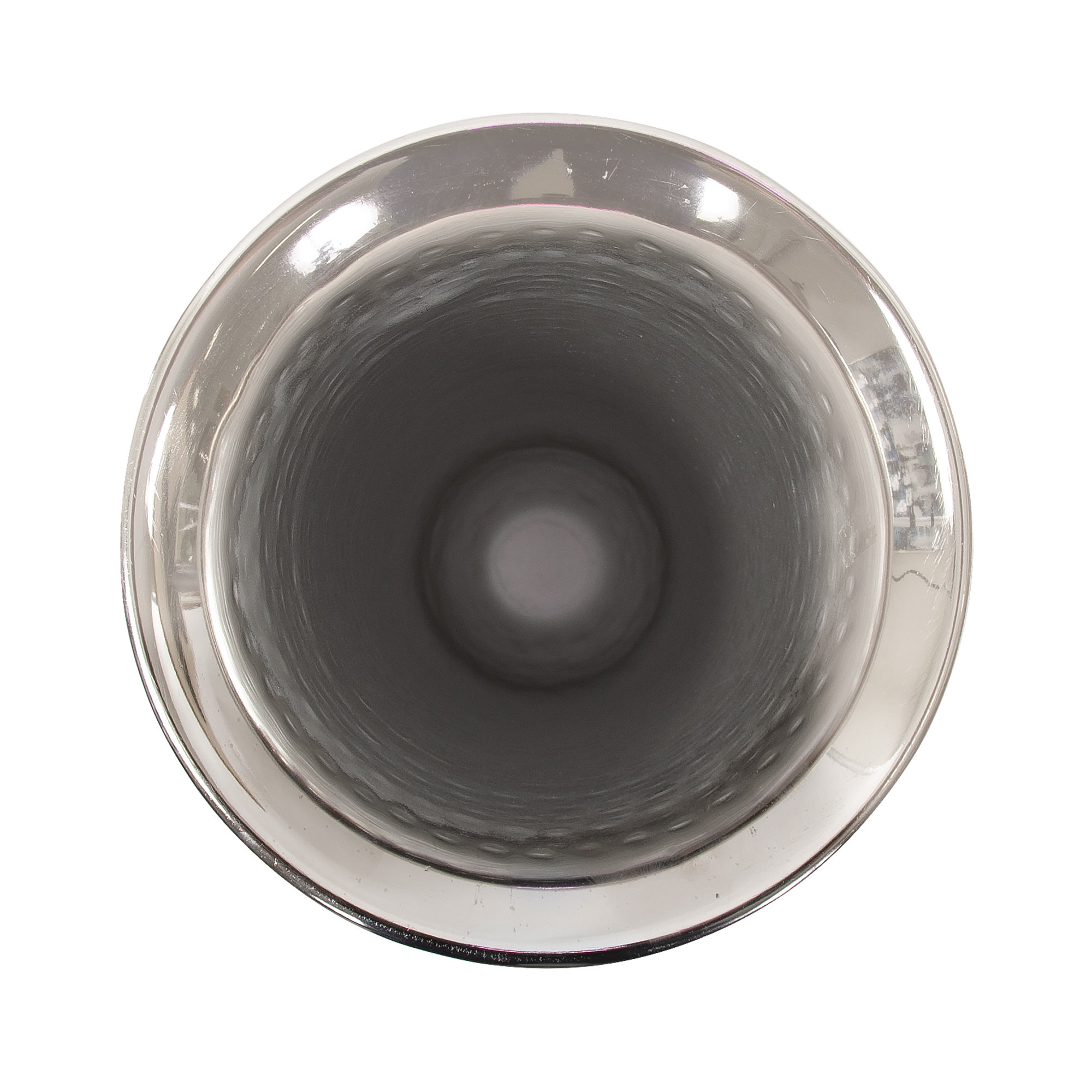 Torvi Handmade Aluminum Table Vase, 20" H x 8" W x 8" D, Silver