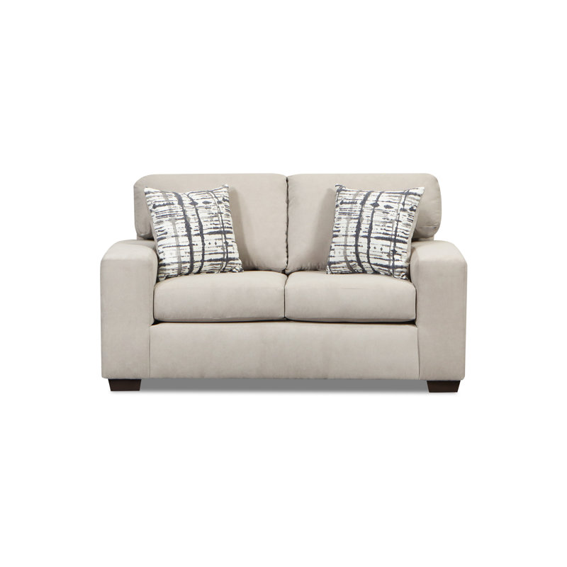 Causeuse Avalon, crépuscule, 100% polyester beige