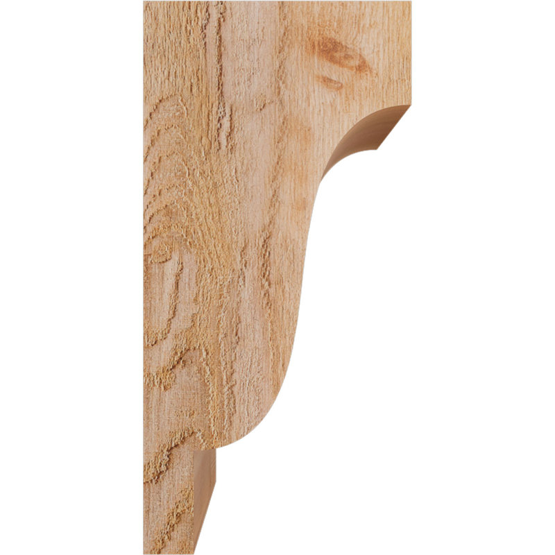 Newport Corbel, H 16 po x l 6 po x P 8 po, Cèdre rouge, Sciage brut
