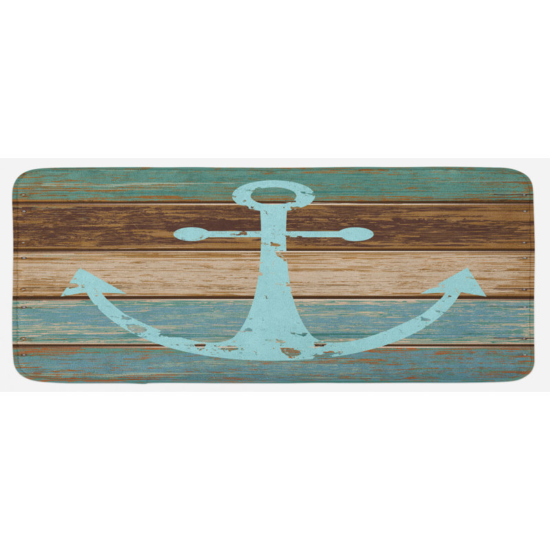 Leda Anchor Kitchen Mat