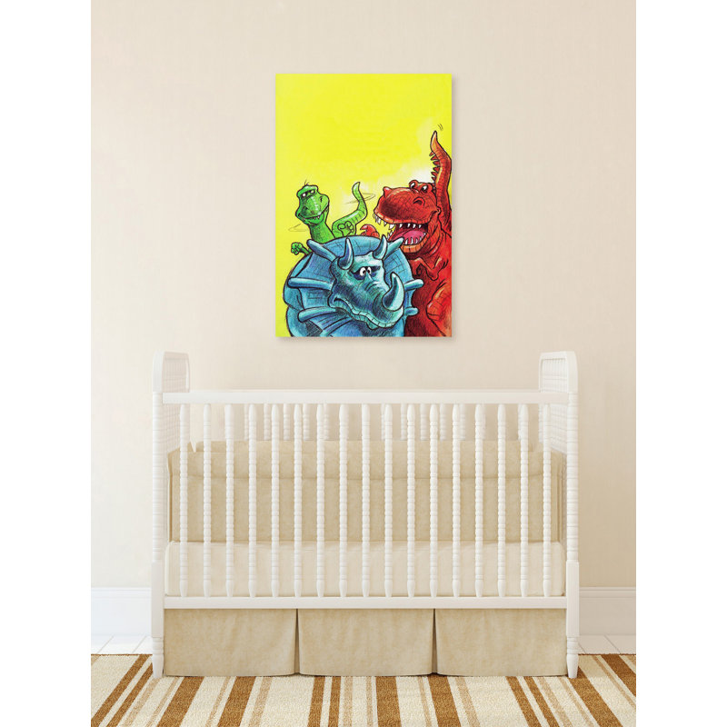 Dinosaur Canvas Art, 114cm H x 76cm W