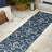 Maribel Traditional Classic All-Over Scroll Navy/Cream Indoor/Outdoor Rug-1058737639