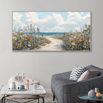 Blooming Shoreline By Studio Arts Framed Wall Art