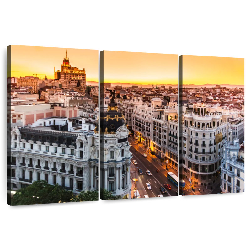 Ruel Gran via la rue commerciale, H 32 po x l 50 po