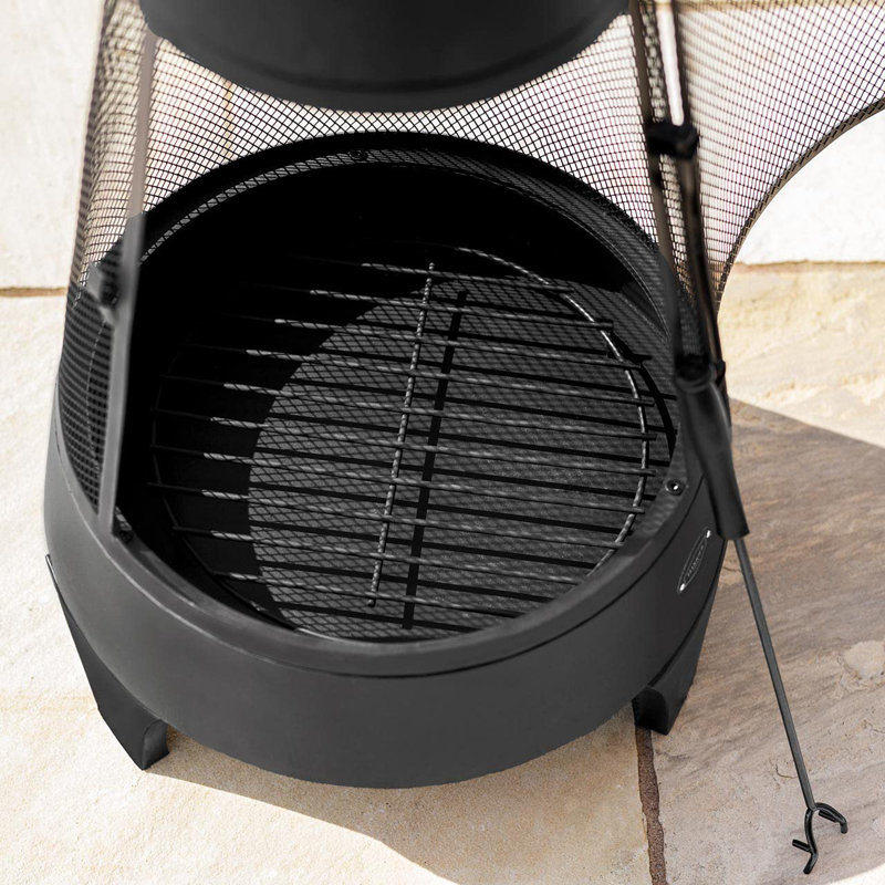 Hali Straight Wood Burning Smokeless Chimnea