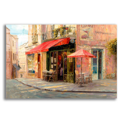 " Hillside Caf " by Haixia Liu