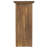 Dyllen Oval Solid Mango Wood Entryway Console Table Brown