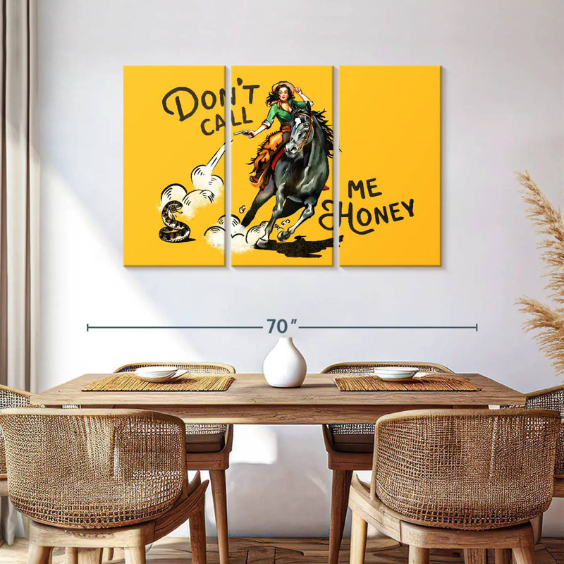 Lelar Don't Call Me Honey, 36" H x 57" W
