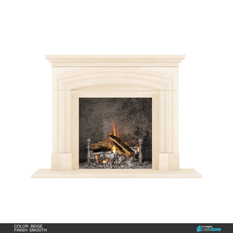 Grand Manchester Fireplace Surround, Smooth Beige