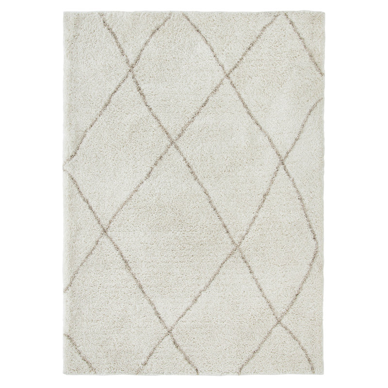 Geometric Indoor Rug, Rectangle 5' x 7'