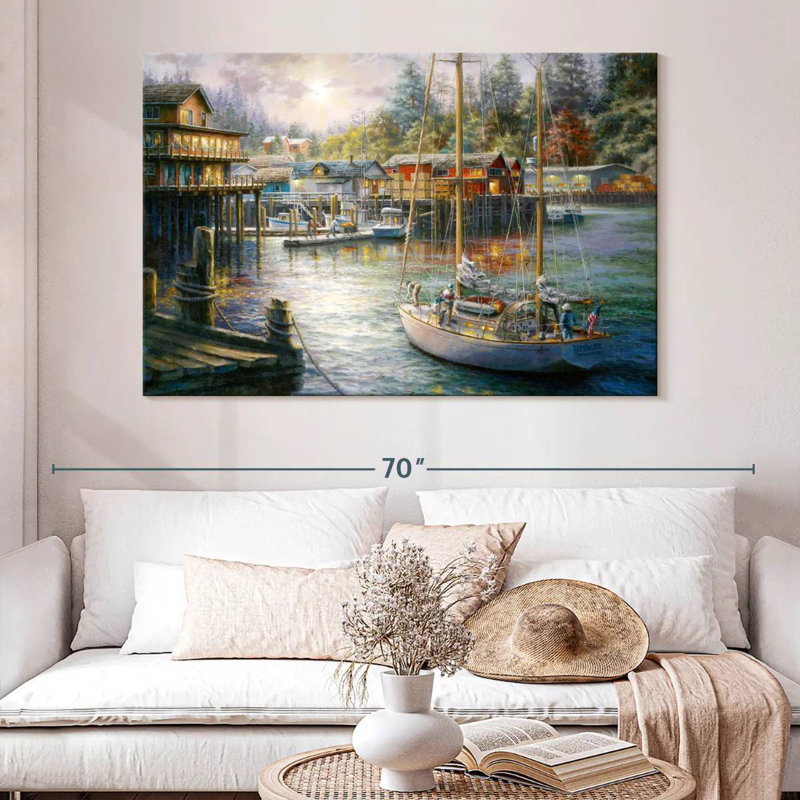 Alvord Harbor, 34" H x 51" W