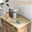 Buffet Modern Modern - rangement en bois massif. 2 tiroirs, portes, tablette réglable. Pour l'entrée, le salon. Avec l 26,75 po x P 15,75 po, H 33,5 po avec espace pour la salle à manger.