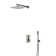 Crozet Pressure Balance Two-Function Shower System with 10-inch Rain Shower Head and Hand Shower (Valve Included)
