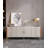 94.49" White+Orange Rectangular Solid Wood TV Stands-108511035