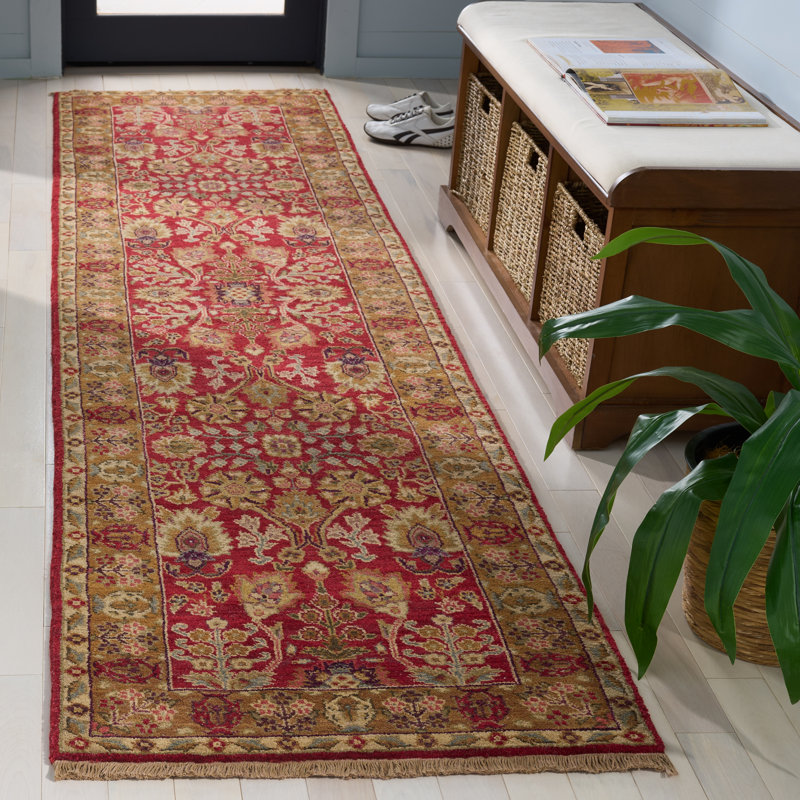 Tapis oriental en laine à poils longs Albirda, Rectangle 3 pi x 5 pi