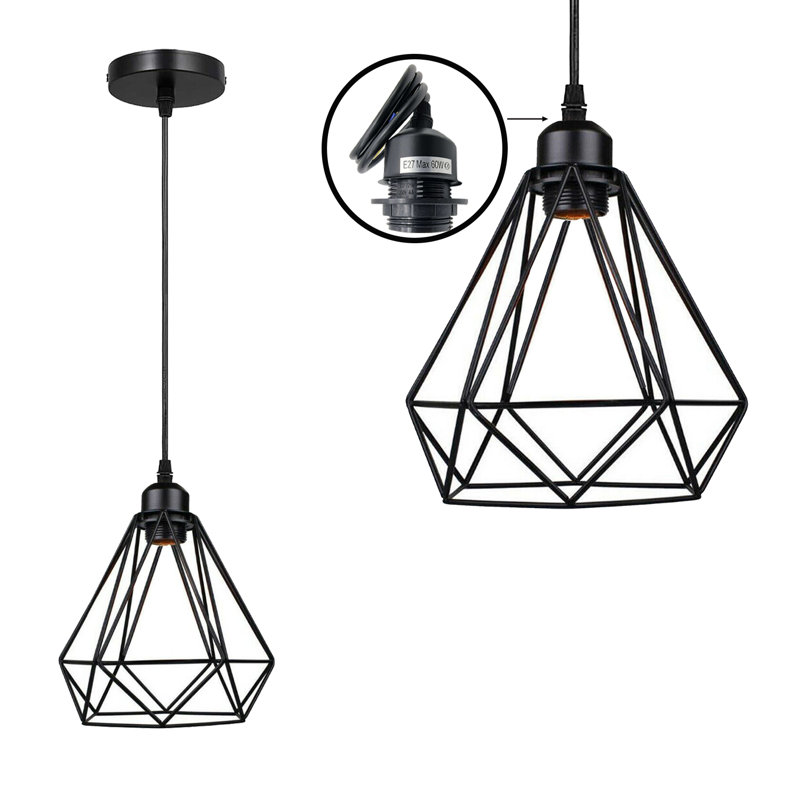 Carlen 1 - Light Single Pendant, Black