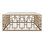 Brass Gate Solid Wood Coffee Table