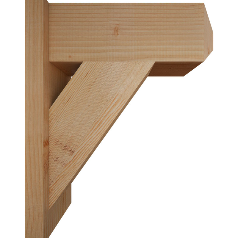 Artisan traditionnel en bois rustique, P 18 po x H 22 po, Sapin Douglas de 7 1/2 po (lisse)
