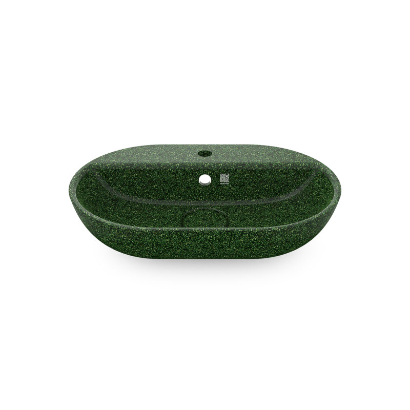 Soft60 23.62'' L Bathroom Sink, Moss