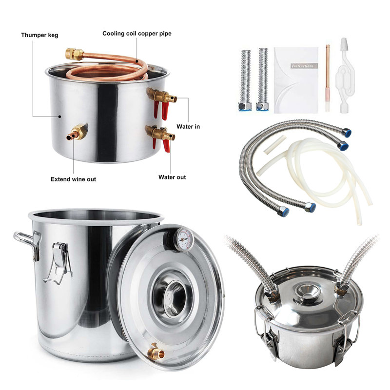 Ensemble de brassage à la maison pour boissons alcoolisées 8 gallons