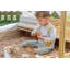 Plum 117cm x 117cm Wood Square Sandbox with Cover