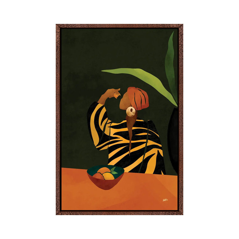 Isabelle by Bria Nicole - Print on Canvas, Classic Brown Wood Framed, 101.6 cm H x 66.04 cm W