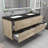 Smariti 60" Wall-Mounted Double Bathroom Vanity Set-1193115142