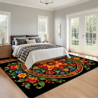Faux Fur Abstract Rug