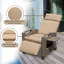 Chaise de patio inclinable avec coussins-457597642
