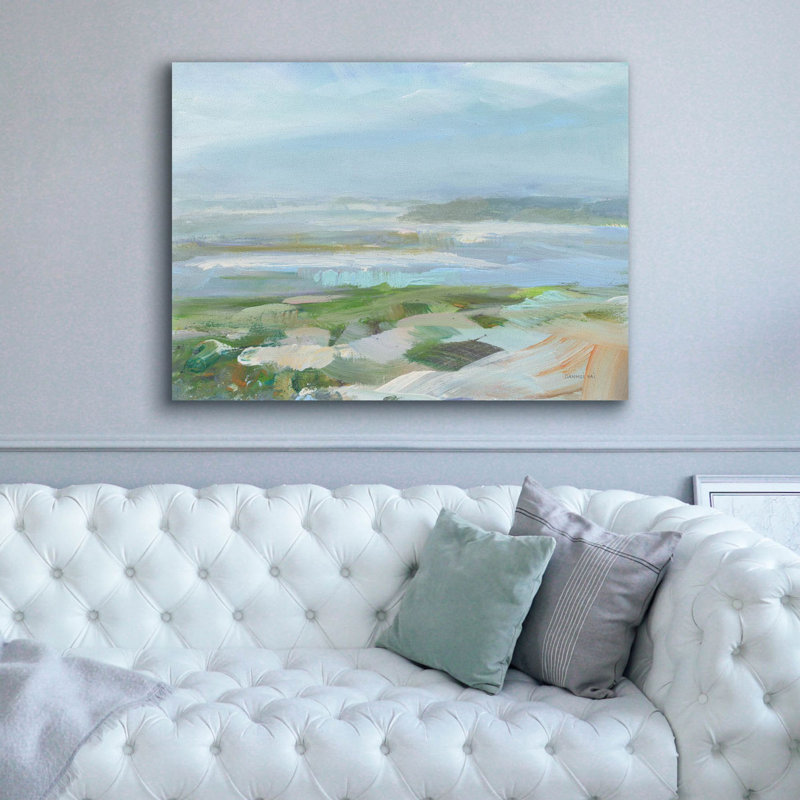 «Epic Graffiti» «View Of The Headland» par Danhui Nai, art mural sur toile, H 40 po x l 54 po